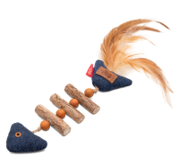 Игрушка для кошек Рыбка-скелет 20 см, серия CATCH & SCRATCH ECO