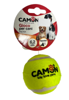 Камон 041 Игрушка Мяч теннисный с пищалкой, 62 мм