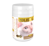 Витамины для кошек Polidex Multivitum [Полидекс Мультивитум] 80 табл