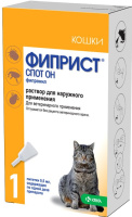 ФИПРИСТ спот он для кошек 50мг/0,50мл 1 пипетка