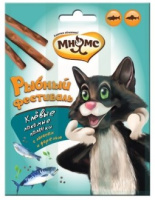 Мнямс палочки для кошек, Рыбный фестиваль, лосось, форель, 3*4 г.