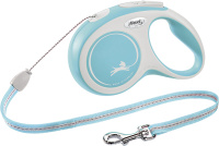 Flexi Флекси рулетка New Line Comfort S [до 12 кг] 5 м трос серый/голубой, 98042816