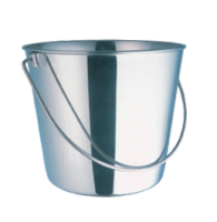 Ведро Mr.Kranch из нержавеющей стали с креплением для клеток и вольеров 3,6 л