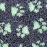 ProFleece коврик меховой 35х50 см угольный/мята