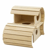 Ашера Г-31 Домик для грызунов 2-х этажный "Апартаменты" [фанера]