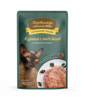 Деревенские лакомства д/к 85гр курица с индейкой