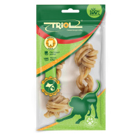 ВР07-2 Кость плетеная из жил с маслом лосося,10см,27-33г [уп.2шт] Триол