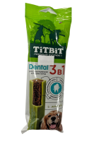 Титбит ДЕНТАЛ 3в1 с мятой для собак мелких и средних пород 110г