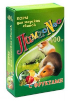 ЛимпоNEO для морских свинок ФРУКТЫ, 400 г.