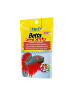 Корм TetraBetta LarvaSticks в форме мотыля для петушков и других лабиринтовых рыб 5 г (саше)