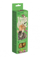 Little One Палочки для морских свинок, кроликов, шиншилл и дегу с луговыми травами, 2х55 г