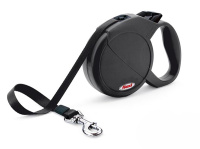 Рулетка Флекси [5м.60кг] черная лента