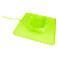 SuperDesign миска дорожная силиконовая зеленая