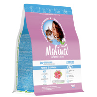MOLINA Сухой корм для кошек стерилизованных с лососем и курицей (400 гр)