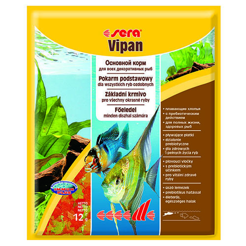 Sera Корм для рыб основной в хлопьях VIPAN 250 мл. 60 г. (10 л ведро)