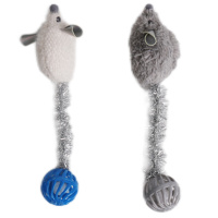 Игрушка Petpark для кошек Мышки с хвостами-шариками с кошачьей мятой [2 шт в комплекте]