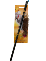 И-41 Дразнилка- удочка д/к "Гусеница" натур. мех