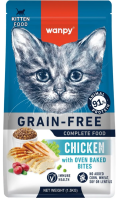 Wanpy Cat Сухой корм беззерновой с курицей для котят (500 гр)