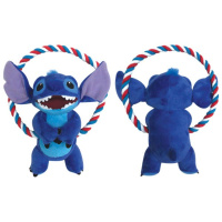 Игрушка WD1015 Stitch мягкая с круг.канатом 200мм Триол