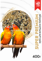 7 СЕМЯН Суперпремиум Корм д/средних попугаев 400 гр.