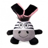 Игрушка для собак мягкая "Зебра-ушастик", d150мм Триол