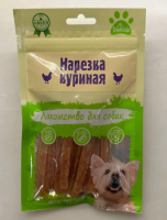 BIOHAUS Лакомство для собак Нарезка куриная 75 г