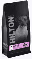 АКЦИЯ 1+1 Hilton сухой корм д/собак средних и крупных пород гипоаллергенный с Ягненком, 1 кг