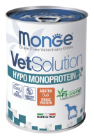 Monge VetSolution Dog Hypo Monoprotein DUCK Гипо монопротеин с уткой для собак для снижения реакции пищевой непереносимости 400 гр.