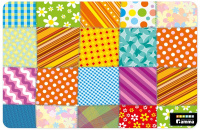 Коврик под миску "Лоскуток", 430*280 мм ТРИОЛ