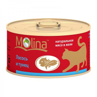 МОЛИНА М0986А кон.80гр.д/кошки Лосось/тунец