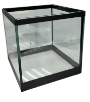 Стройков Аквариум Куб для петушка, в- 15,5, ш- 15, д-15