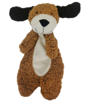 AROMADOG Rescue Игрушка для собак Собачка без наполнителя 30 см с пищалкой, рыжая