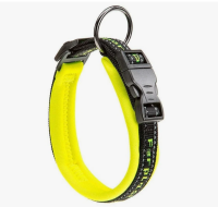 Ошейник SPORT DOG C20/43 с мягкой подкладкой, светоотражающий, желтый