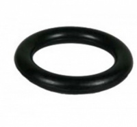 Зооник Игрушка для собак Кольцо резиновое черное, 16 см.