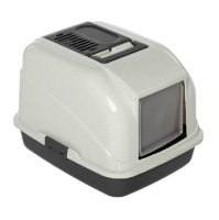 Туалет закрытый "Чистый котик" для кошек с фильтром 50*40*41 см [Зеленый]