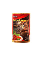 Ночной охотник Консервы для кошек, говядина кусочки в желе, 415 г.