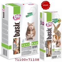 LOLO PETS Корм для хомяков полнорационный 500 г [акция]