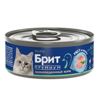 Brit Premium Риет из индейки для кошек с чувствительным пищеварением, 100 г 1062851