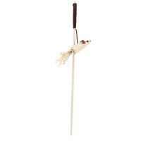 Удочка-дразнилка NATURAL из натур.материалов "Мышонок", Триол (75/400мм)