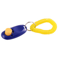 Кликер с кнопкой и браслетом ZooOne [СИНИЙ] 1008-05 Пет Лайн