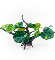 Коряга с растениями 34*10*18см DECOR 212