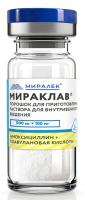 Мираклав порошок 500 мг + 100 мг - МИРАЛЕК-ФАРМА