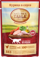 Nature's Table пауч Курица Соус 28*85г