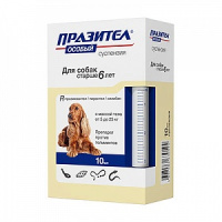 Астрафарм Празител особый, суспензия для собак от 5 до 25 кг, старше 6 лет, 10 мл.