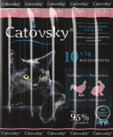 Котовски колбаски для кошки 100шт кролик/курица