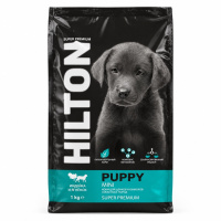 Hilton сухой корм для щенков и юниоров PUPPY с индейкой и ягнёнком