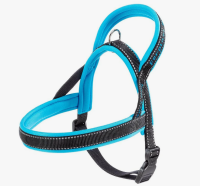 Шлейка SPORT DOG XS нейлоновая с мягкой подкладкой, голубая