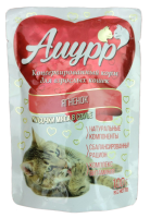 Амурр Влажный корм для взрослых кошек в соусе с ягненком, 100 г.