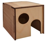 Ашера Дом для грызунов №5 квадратный малый,11*12,5*11 см