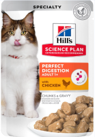 Hills пауч кусочки в соусе 85г для кошек идеальное пищеварение [уценка]